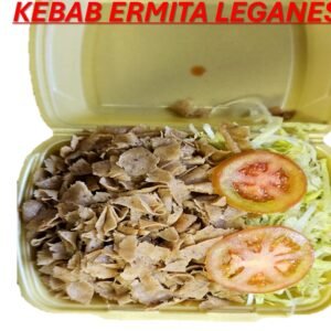 PLATO KEBAB CARNE Y ENSALADA